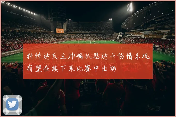 科特迪瓦主帅确认恩迪卡伤情乐观有望在接下来比赛中出场